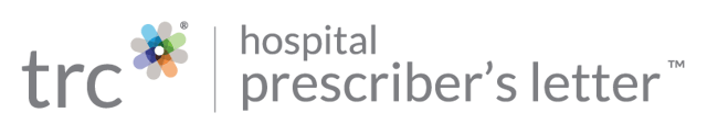 TRC | Hospital Prescriber's Letter