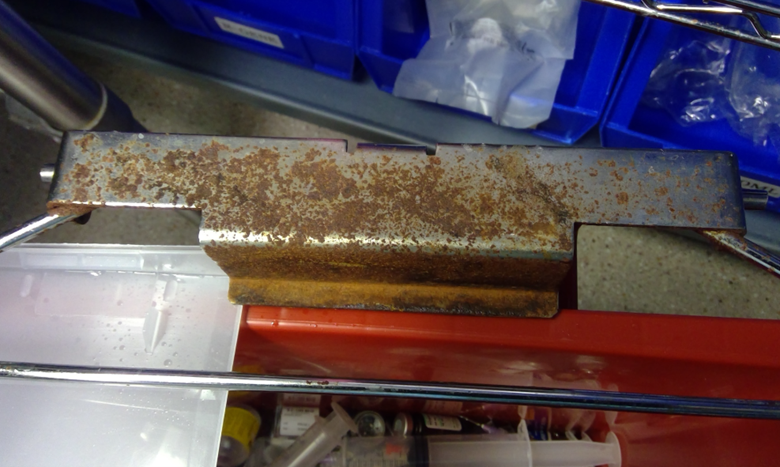 Rusty Sharps Container