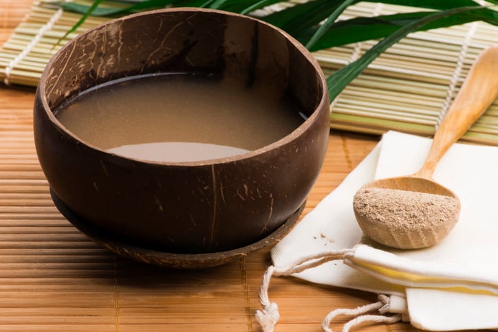 kava drink and powder